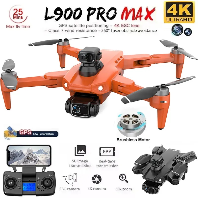 Drone Rc Team City - L900 Pro MAX GPS Дрон 4K