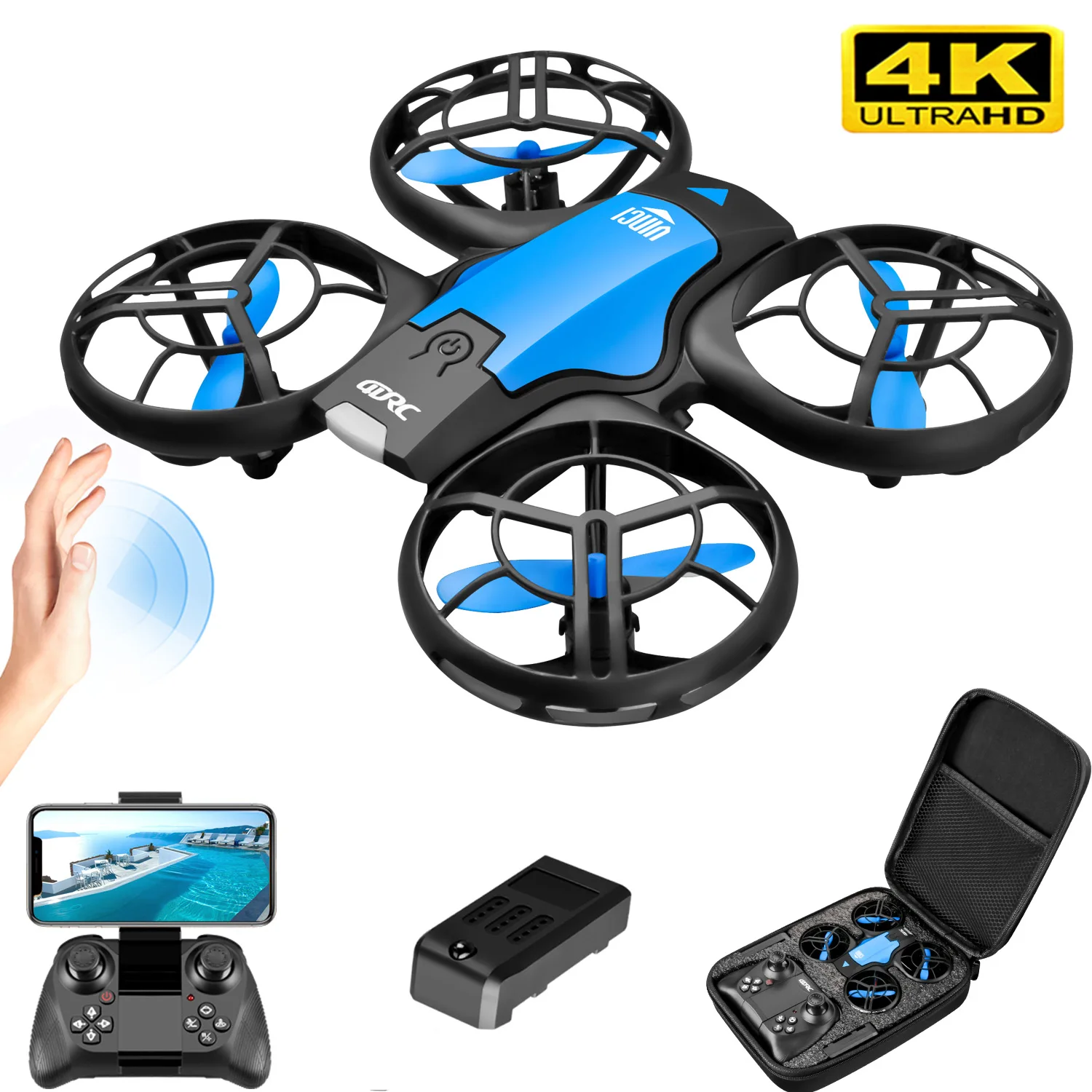 Drone Rc Helicopter With Camera - Новый мини-дрон V8 с камерой 4K