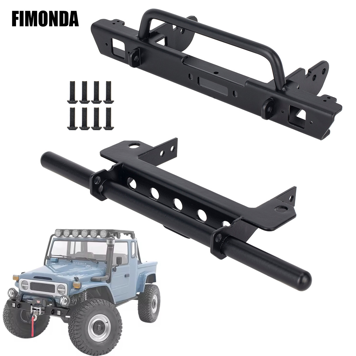 Rc Rock Crawler - Металлический передний бампер для радиоуправляемого гусеничного