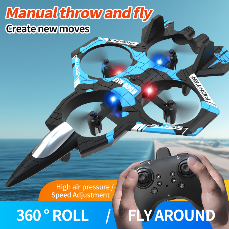Drone Rc Fighter Jet - Дрон с дистанционным управлением K500 2.4G