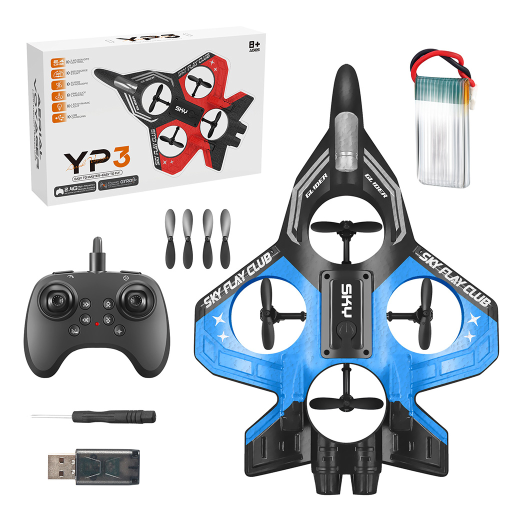 Drone Rc Fighter Jet - 2,4G RC Дрон со световым летающим