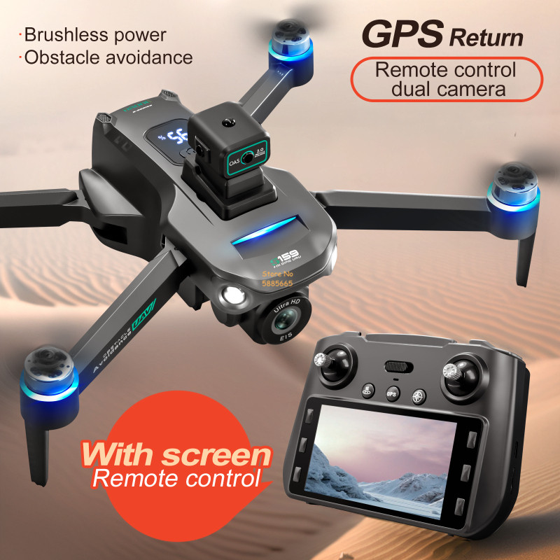 Drone Rc Helicopter With Camera - Двойная камера 8K, 5G, WIFI, FPV,