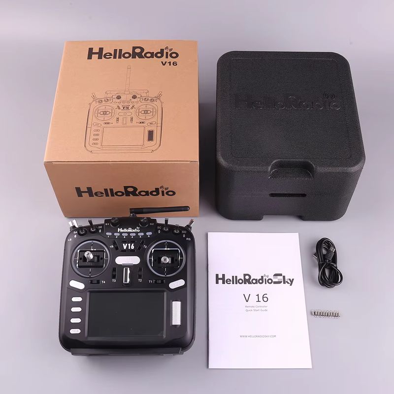 Drone Motion Rc - HelloRadio V16 MAX 6-канальный радиоуправляемый передатчик