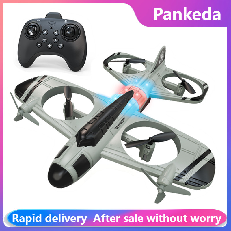 Drone Rc Fighter Jet - Мини-дрон KY103 с цветными LED-подсветками, радиоуправляемый