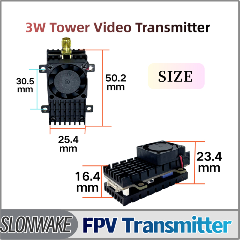 Rc Transmitter Drone - SLONWAKE 5,8G 3000 МВт Модуль передачи