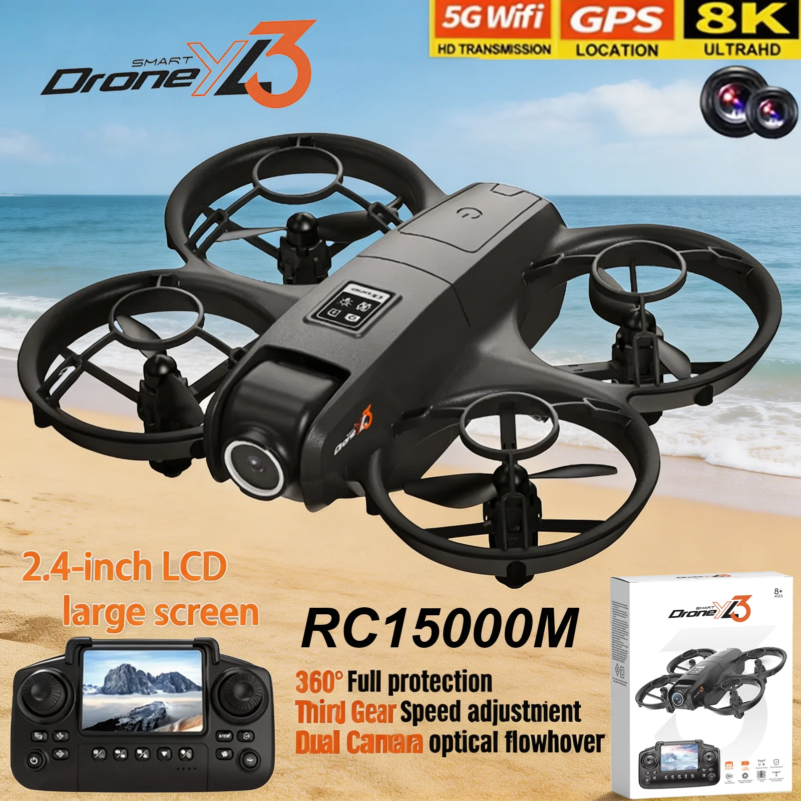 Drone E88Pro Rc 4K - Новый радиоуправляемый дрон YL3 с камерами