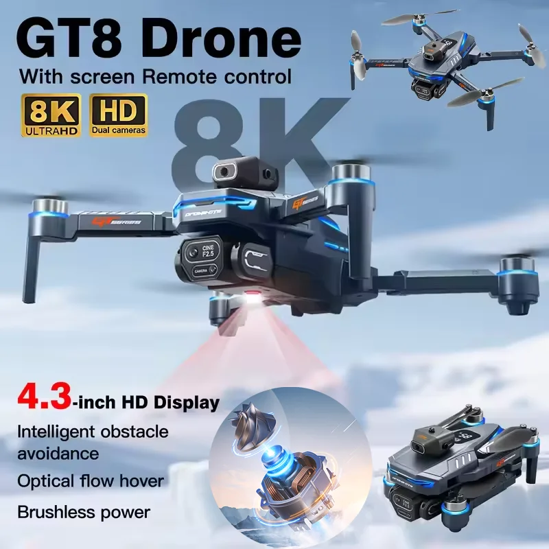 Drone Rc Helicopter With Camera - Одобренный ANATEL Горячая НОВИНКА: Дрон 4K
