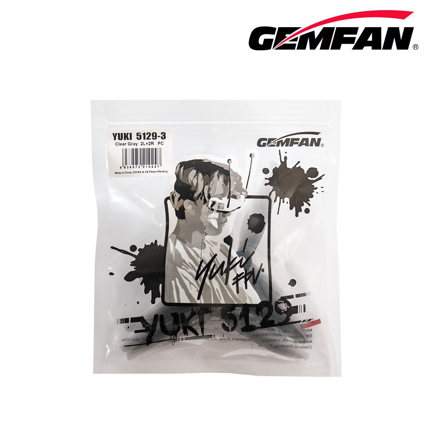 Fpv Racing Motor - Gemfan 5129 5-дюймовый 3-лопастной/трехлопастной пропеллер, реквизит