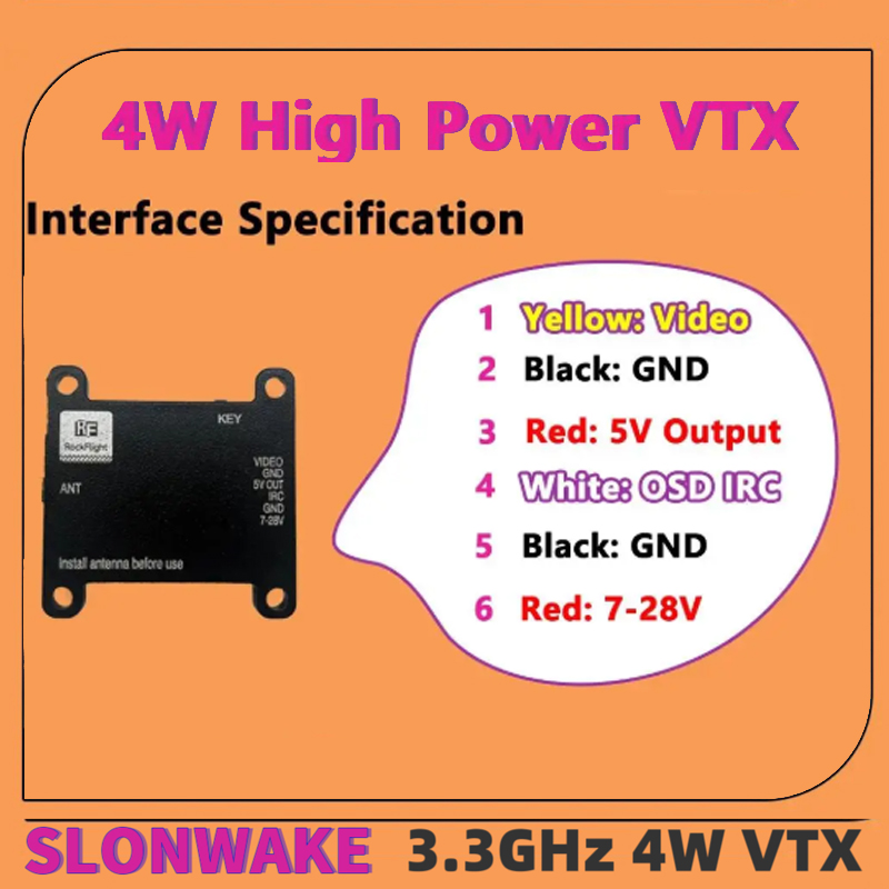 Видеопередатчик SLONWAKE FPV 3 – обзор и цена Rc Transmitter Drone