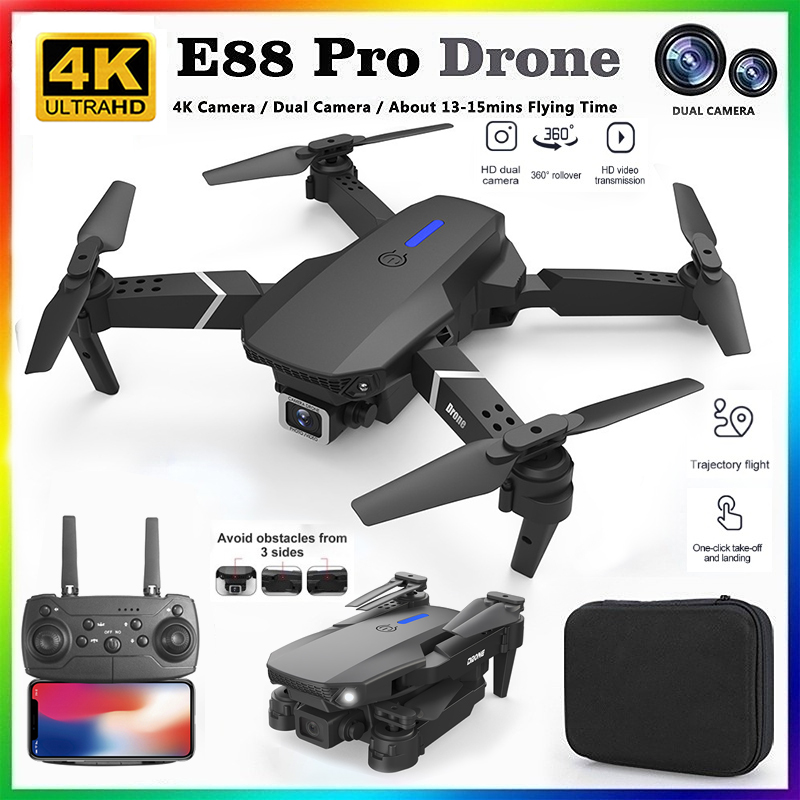 Новый профессиональный квадрок – обзор и цена Drone E88Pro Rc 4K