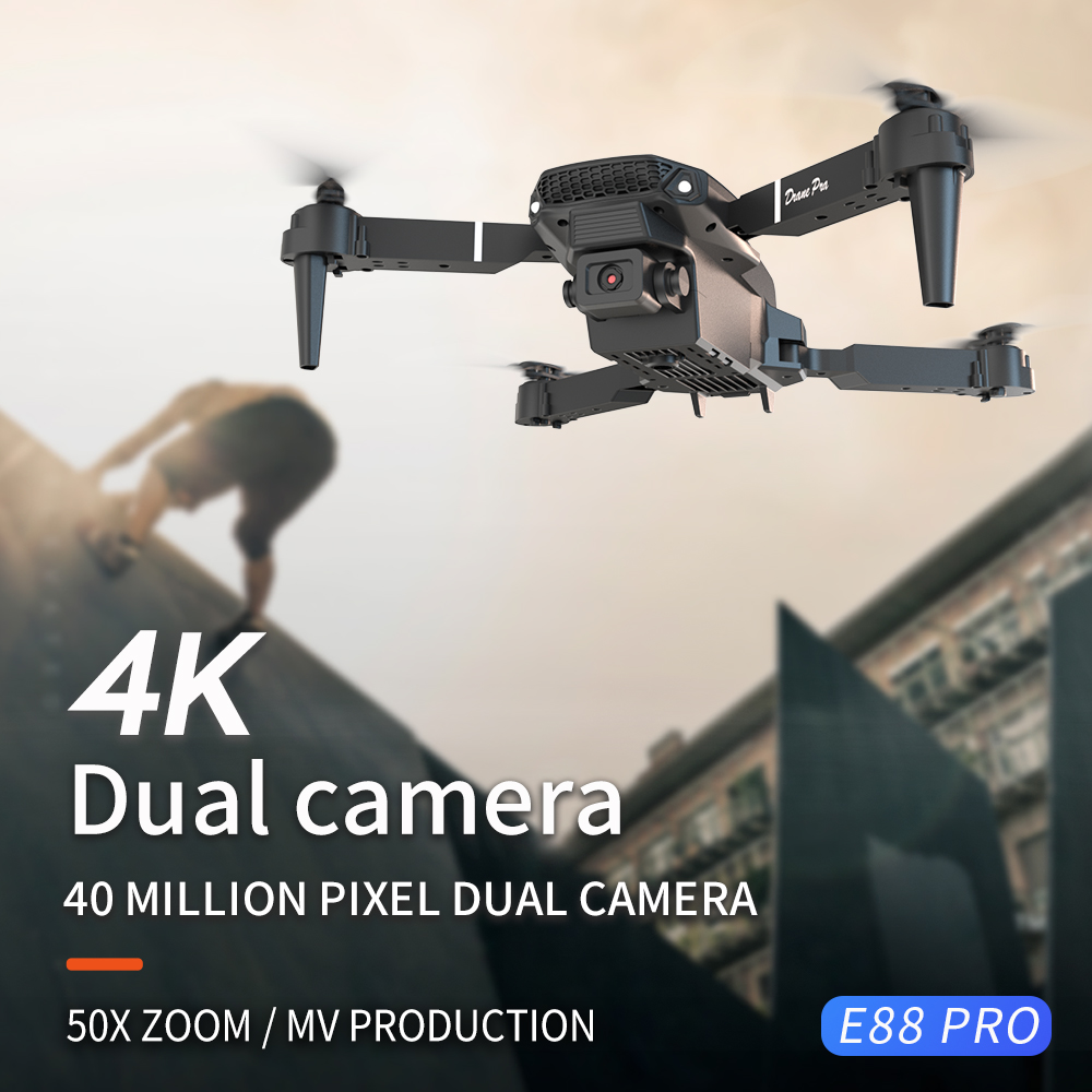 Новый профессиональный квадрок – обзор и цена Drone E88Pro Rc 4K