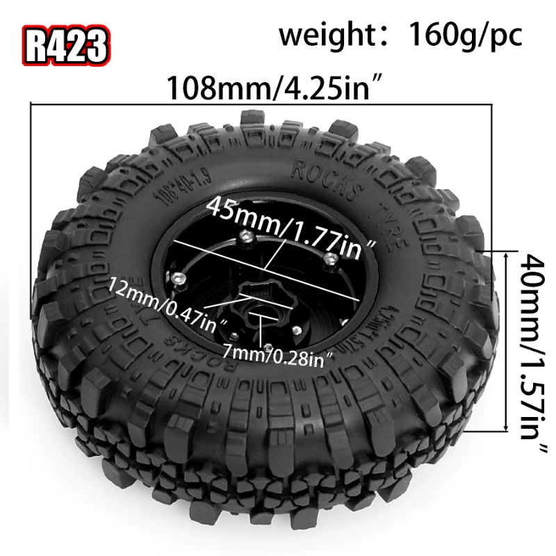 B05C-4PCS Комплект ободов коле – обзор и цена Rc Rock Crawler