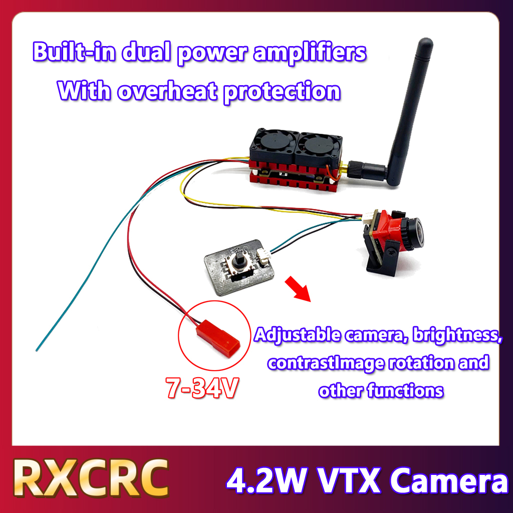 RXCRC 5,8G 48CH 4,2 Вт Высоком – обзор и цена Rc Transmitter Drone