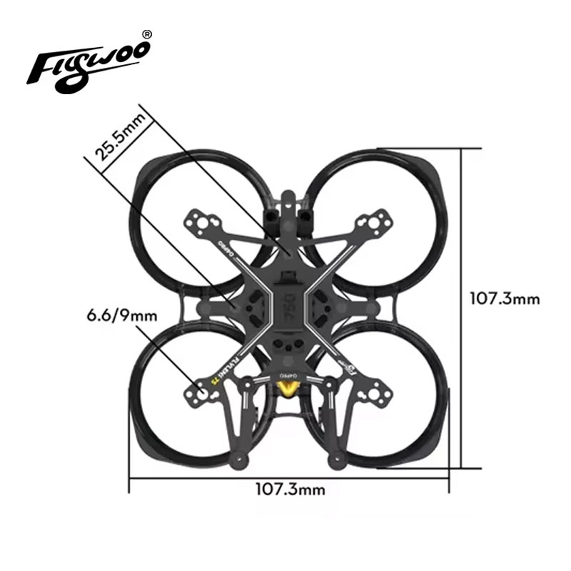 Комплект рамы Flywoo Flylens 7 – обзор и цена Fpv Racing Motor