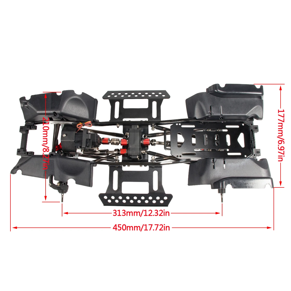 1/10 комплект шасси на гусенич – обзор и цена Rc Rock Crawler