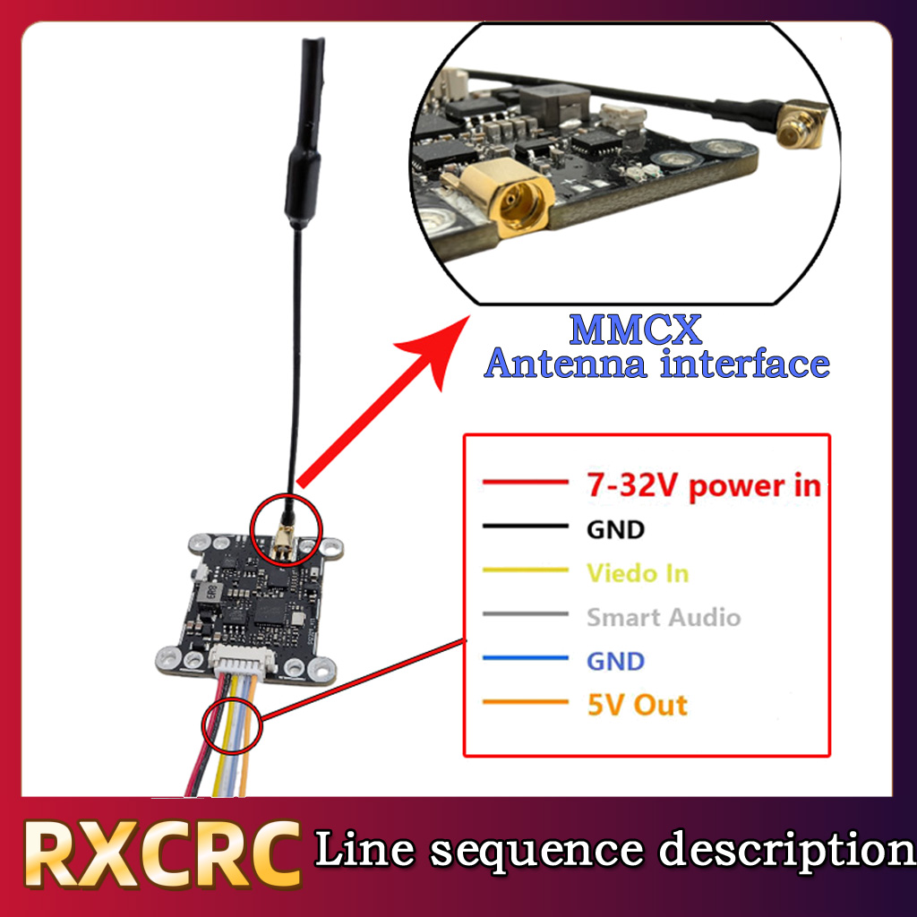 RXCRC 5,8G модуль 48 каналов 1 – обзор и цена Rc Transmitter Drone