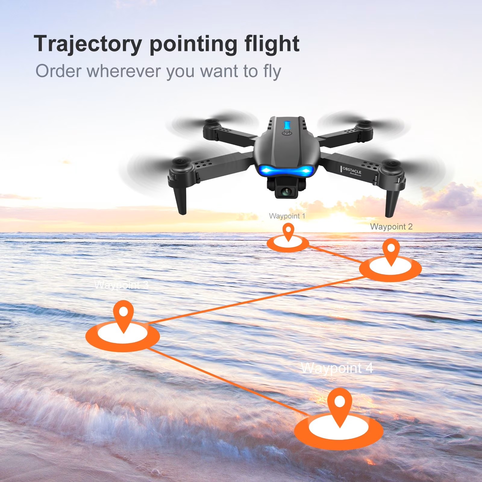 Обновленный складной дрон E88P – обзор и цена Drone Rc Team City