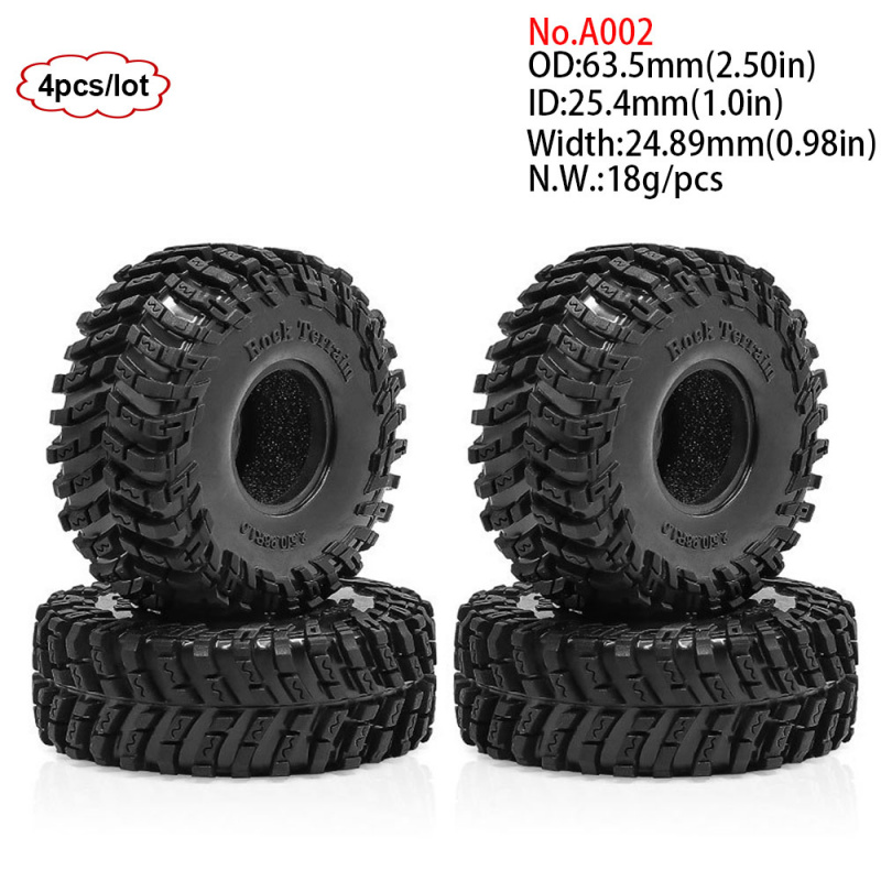 Комплект из 4 шин и дисков 1.0 – обзор и цена Rc Rock Crawler
