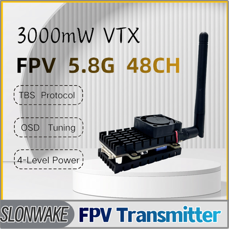 SLONWAKE 5,8G 3000 МВт Модуль  – обзор и цена Rc Transmitter Drone