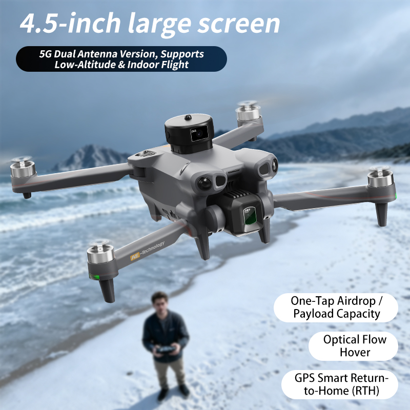 Дрон AERC AE51 с GPS, Wi-Fi, F – обзор и цена Drone Rc Team City