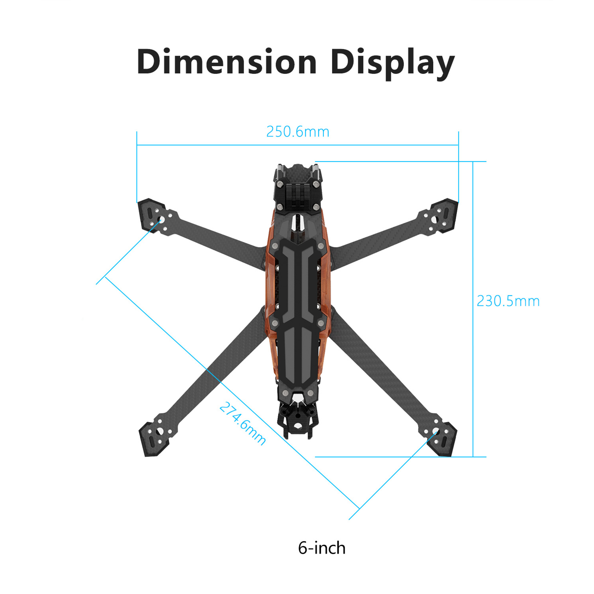 Рама из углеродного волокна GE – обзор и цена Nano Quad Fpv